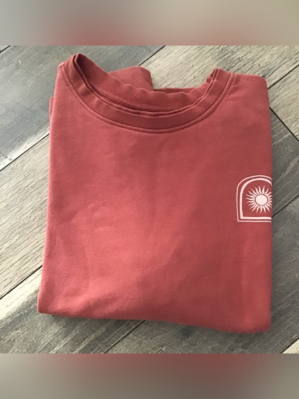 Goodfellow & Co Kids Sun Graphic Sweatshirt - Rust
